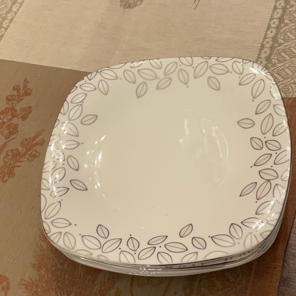 Set of 6 Lenox salad/dessert plates.Also,6 matching bowls on my site.Lovely